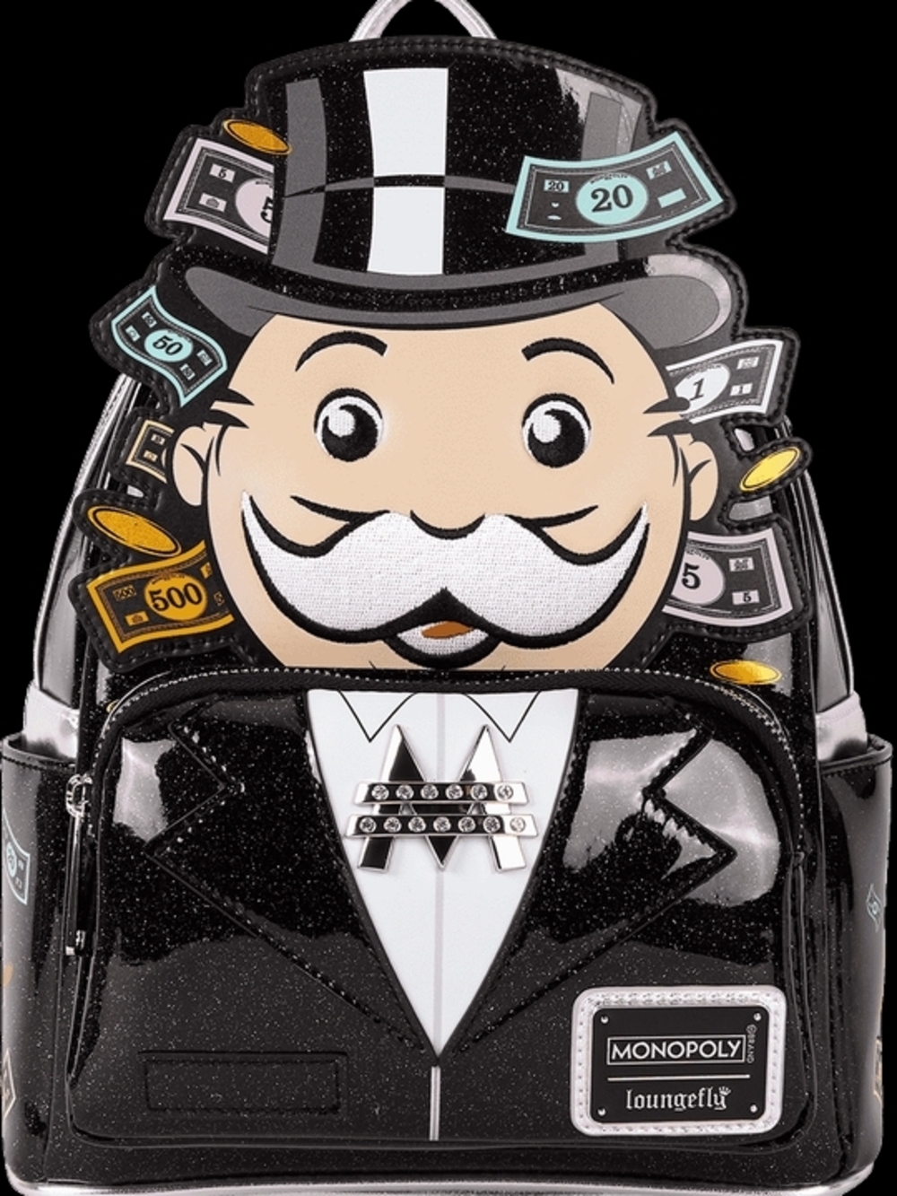 Loungefly Disney 90th Anniversary Rich Uncle Pennybags Mini BKPK & Wallet  BNWT